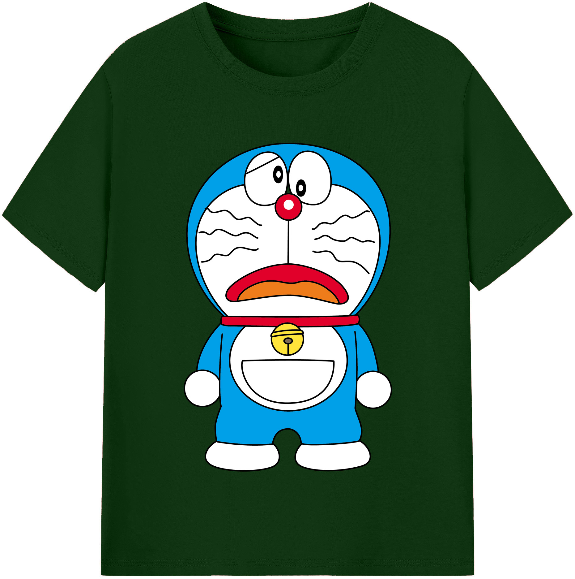 （画像用） ドラえもん Doraemon 綿100％半袖Tシャツ（フロントプリント）